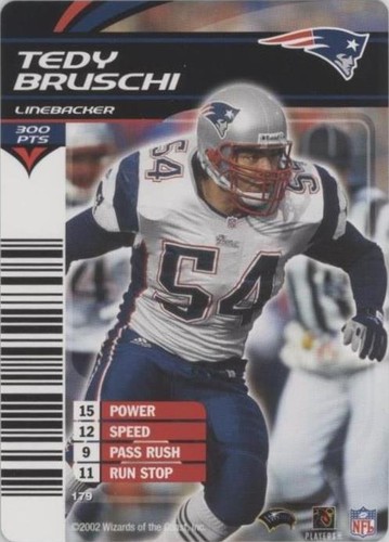 2002-03 NFL Showdown Tedy Bruschi #179