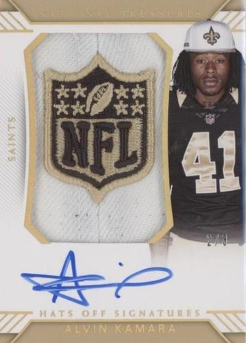 2017 Panini National Treasures Alvin Kamara #RH-AKM