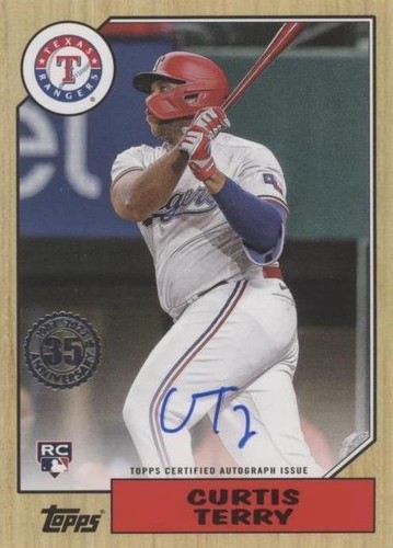 2022 Topps Series 1 - Curtis Terry #87BA-CT