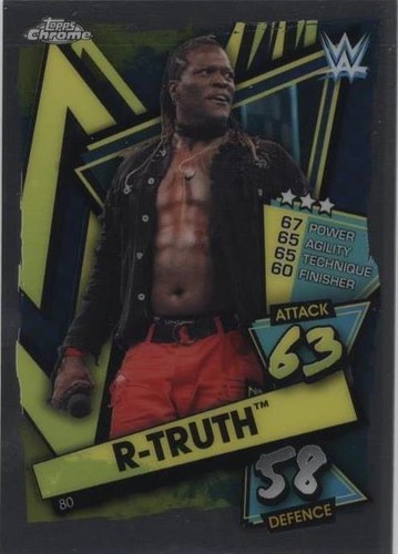 2021 Topps Chrome WWE Slam Attax - R-Truth #80