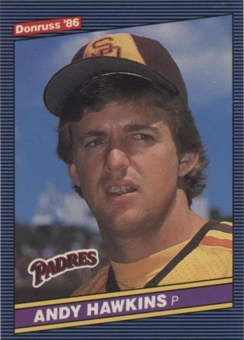 1986 Donruss - Энди Хокинс #284
