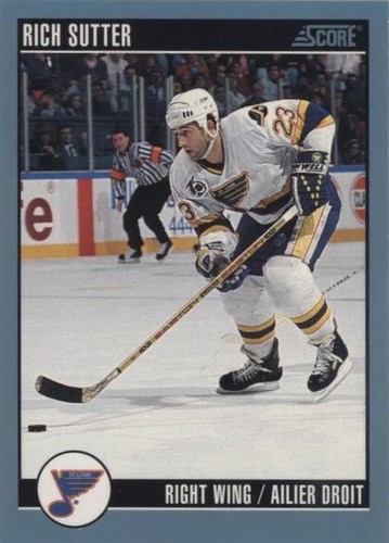 1992-93 Score Canadian - Rich Sutter #327