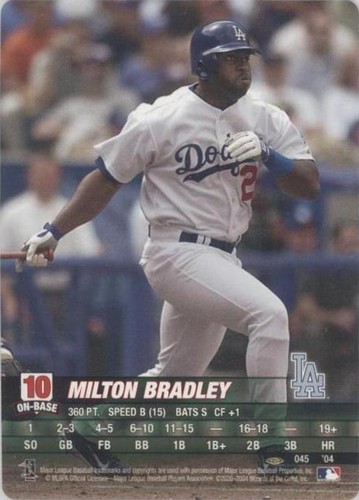 2004 MLB Showdown Pennant Run - Milton Bradley #045