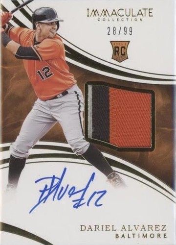2016 Panini Immaculate Collection - Dariel Alvarez #134