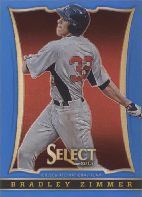 Juego de caja de béisbol 2013 Panini EE. UU. - Bradley Zimmer #87