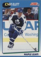 1991-92 Score Canadian - Dave Ellett #495