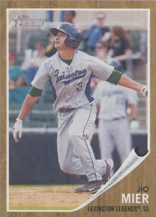 2011 Topps Heritage Minor League Edition - Jio Mier #171