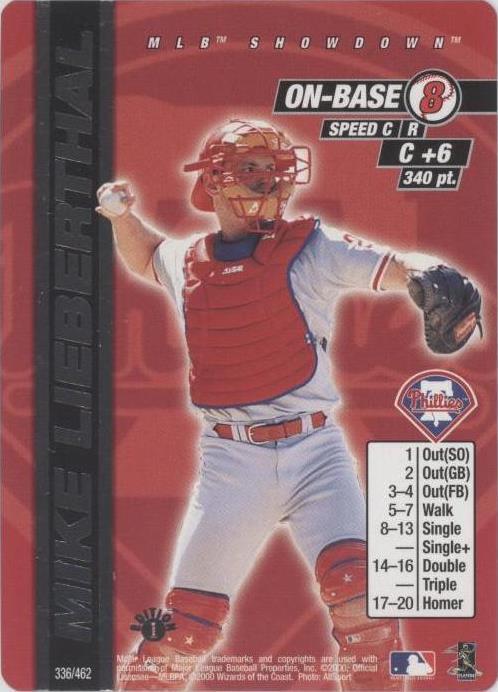 2000 MLB Showdown - Mike Lieberthal #336