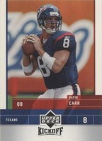 2005 Upper Deck Kickoff David Carr #34