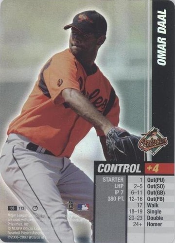 2003 MLB Showdown Trading Deadline - Omar Daal #113