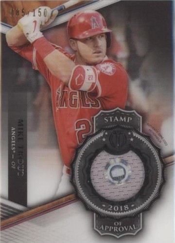 2018 Topps Tribute - Mike Trout #SOA-MT