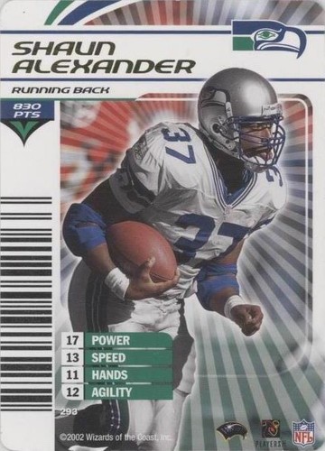 2002-03 NFL Showdown Shaun Alexander #293