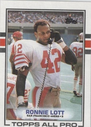 1989 Topps Ronnie Lott #9