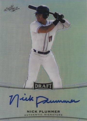 2015 Leaf Metal Draft - Nick Plummer #BA-NP1