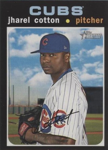 2020 Topps Heritage High Number - Jharel Cotton #522
