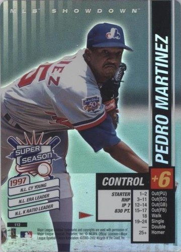 2002 MLB Showdown Pennant Run - Pedro Martinez #112