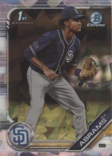 2019 Bowman Chrome Draft Sapphire Edition - C.J. Abrams #BDC-85