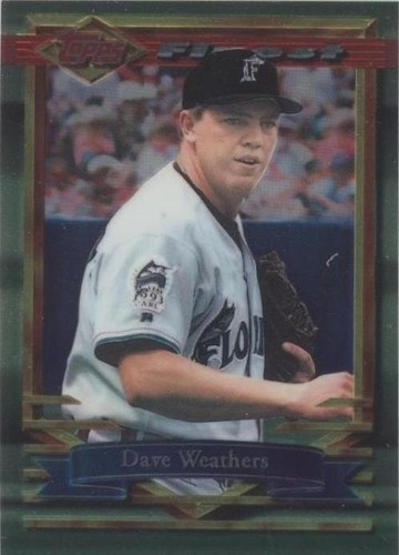 1994 Topps Finest - Dave Weathers #355