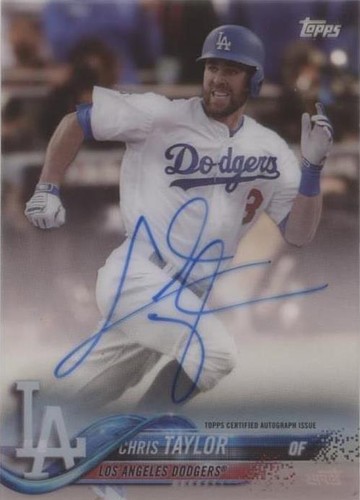 2018 Topps Clearly Authentic Autographs - Chris Taylor #CAA-CT