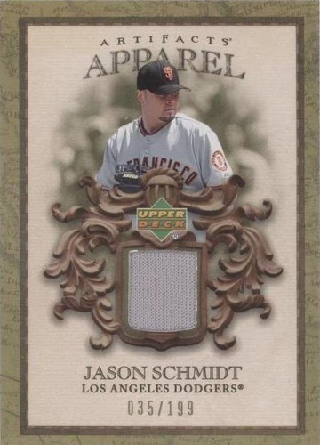 2007 Upper Deck Artifacts - Jason Schmidt #MLB-JS