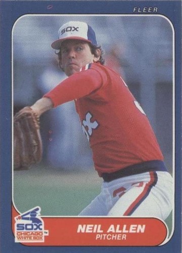 1986 Fleer Update - Neil Allen #U-3