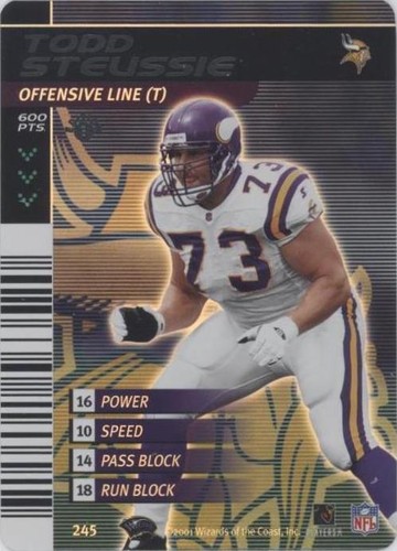 2001-02 NFL Showdown 1st Edition Todd Steussie #245