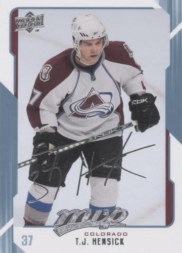 2008-09 Upper Deck MVP - T.J. Hensick #80