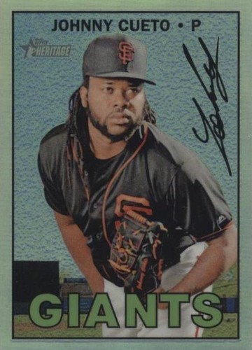 2016 Topps Heritage High Number - Johnny Cueto #THC-588