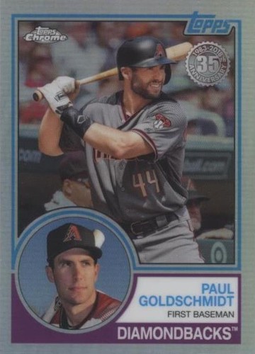 2018 Topps Chrome - Paul Goldschmidt #83T-19