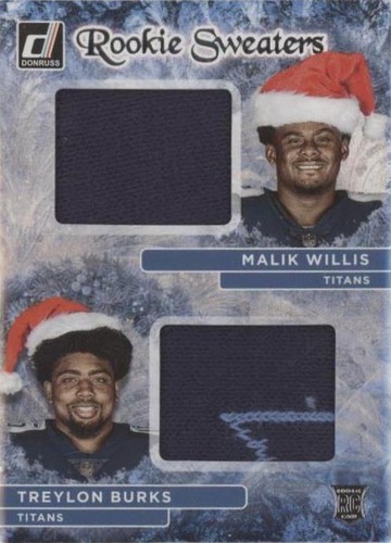 2022 Panini Donruss Malik Willis Treylon Burks #RHD-6