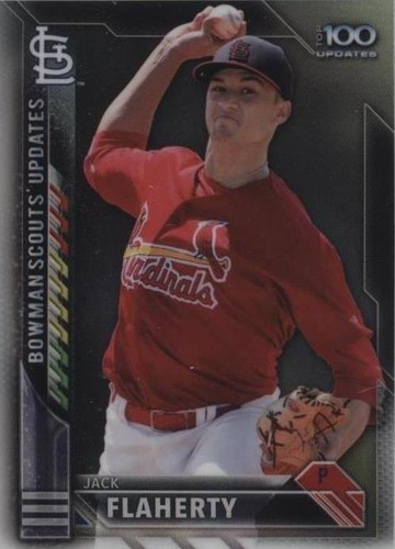 2016 Bowman Chrome - Jack Flaherty #BSU-JF
