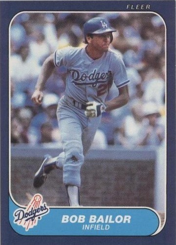 1986 Fleer - Bob Bailor #124