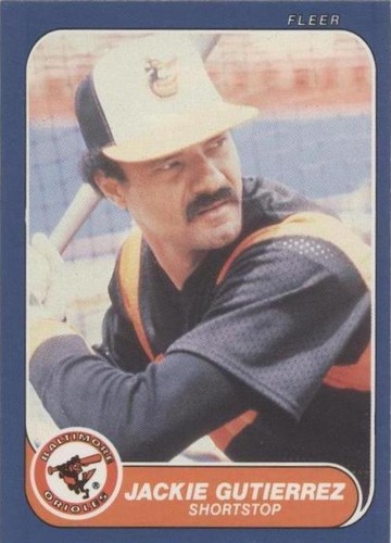 1986 Fleer Update - Jackie Gutierrez #U-47
