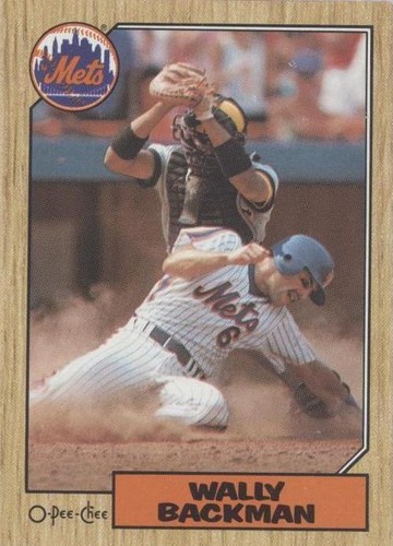 1987 O-Pee-Chee - Wally Backman #48