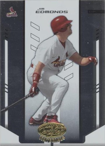 2004 Leaf Certified Materials - Jim Edmonds #97