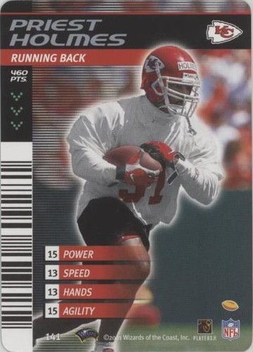 2001-02 NFL Showdown 1st & Goal Priest Holmes #141