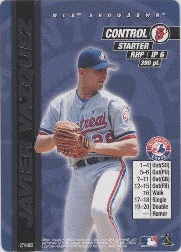 2000 MLB Showdown - Javier Vazquez #274