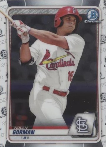 2020 Bowman - Nolan Gorman #BCP-66