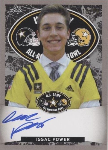 2018 Leaf Metal U.S. Army All-American Bowl Issac Power #ATA-IP1