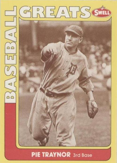 1991 Swell Baseball Greats - Pie Traynor #148