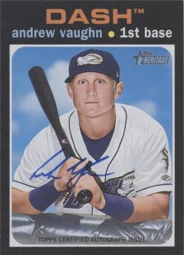 2020 Topps Heritage Minor League Edition - Andrew Vaughn #ROA-AV