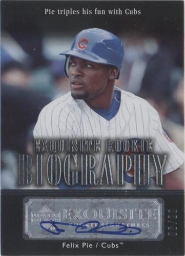 2007 Upper Deck Exquisite Rookie Signatures - Felix Pie #ERB-FP