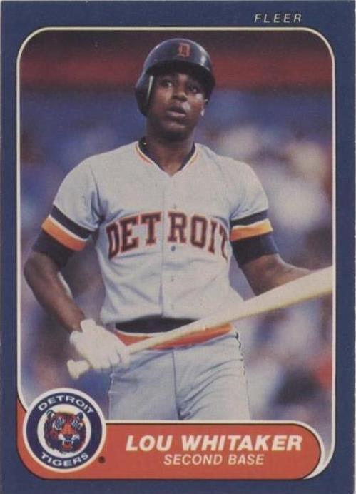 Fleer 1986 - Lou Whitaker #242