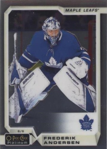 2018-19 O-Pee-Chee Platinum - Frederik Andersen #127