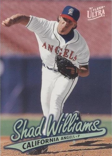 1997 Ultra Anaheim Angels Baseball Card #33 Shad Williams