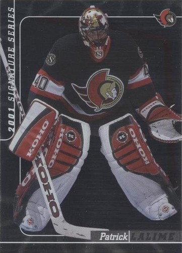 2000-01 In the Game Be A Player Signature Series - Patrick Lalime #78