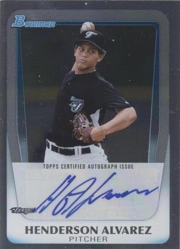 2011 Bowman Draft Picks & Prospects - Henderson Alvarez #BPA-HA