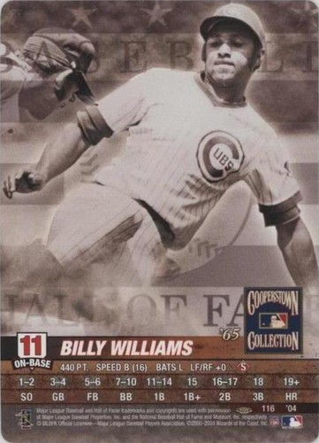 2004 MLB Showdown Pennant Run - Billy Williams #116