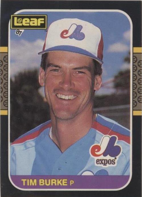 1987 Leaf Canadian - Tim Burke #205