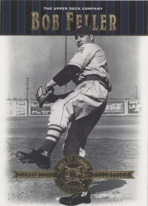 2001 Upper Deck Hall of Famers - Bob Feller #22